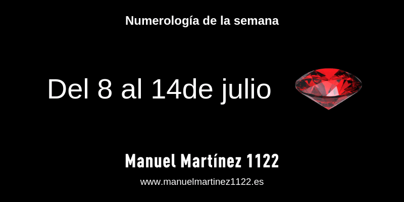 Tus números de la semana: del 8 al 14 de julio de 2019 - Blog de Manuel Martínez